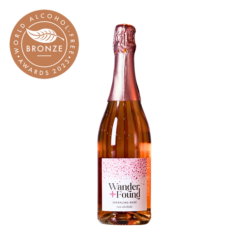Wander + Found Non-Alcoholic Sparkling Rosé