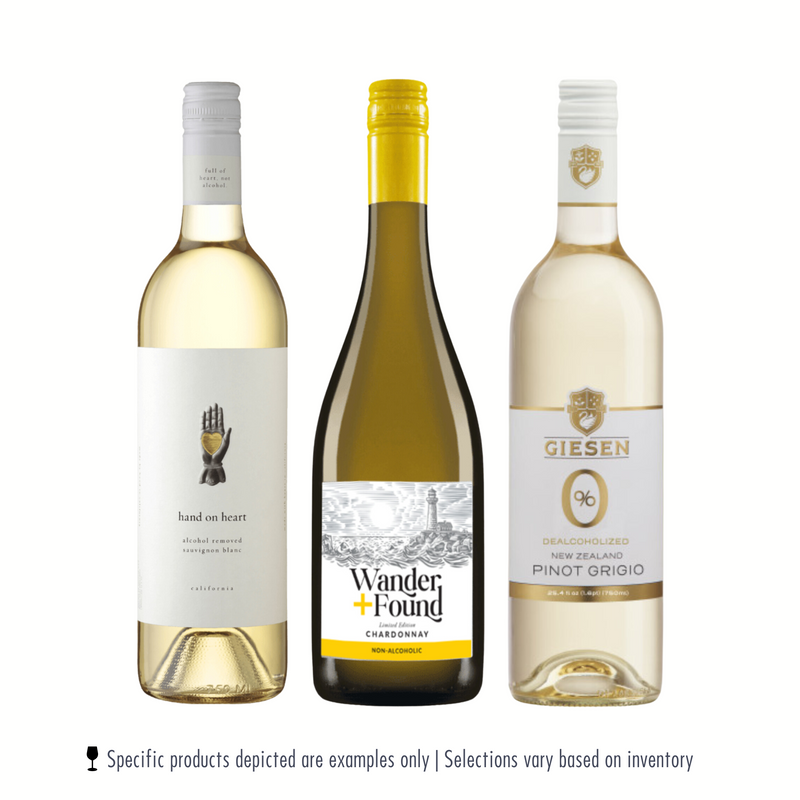 Better Non-Alcoholic White Wines | 3-bottle Collection