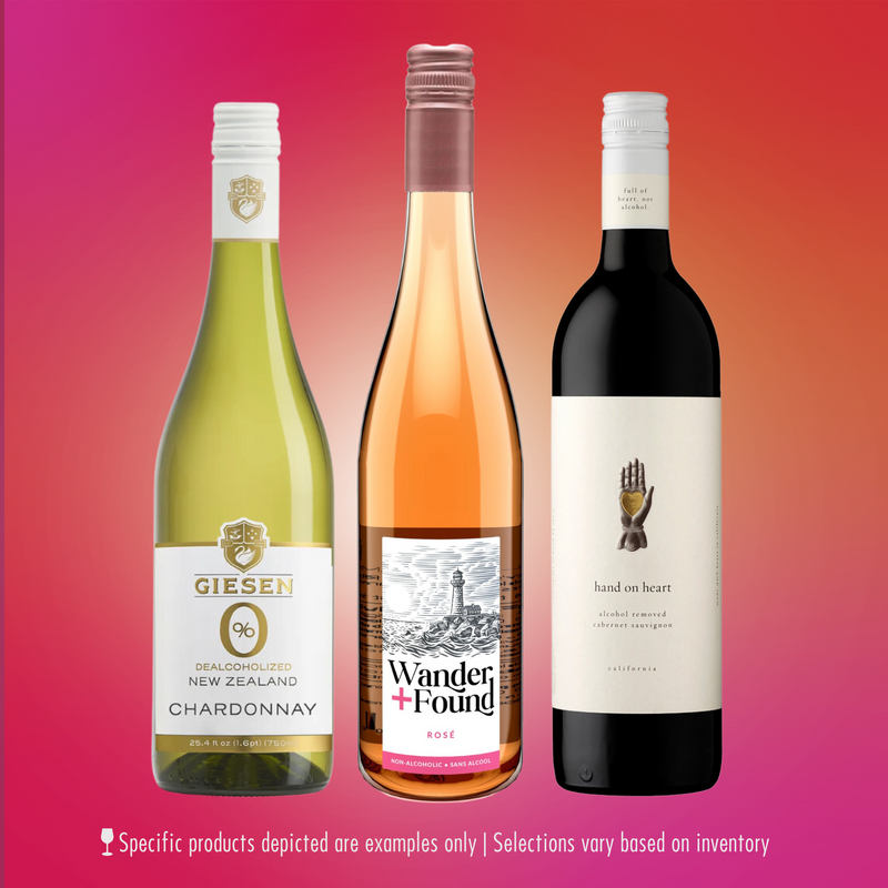 Better Non-Alcoholic Wines Variety | 3-bottle Collection