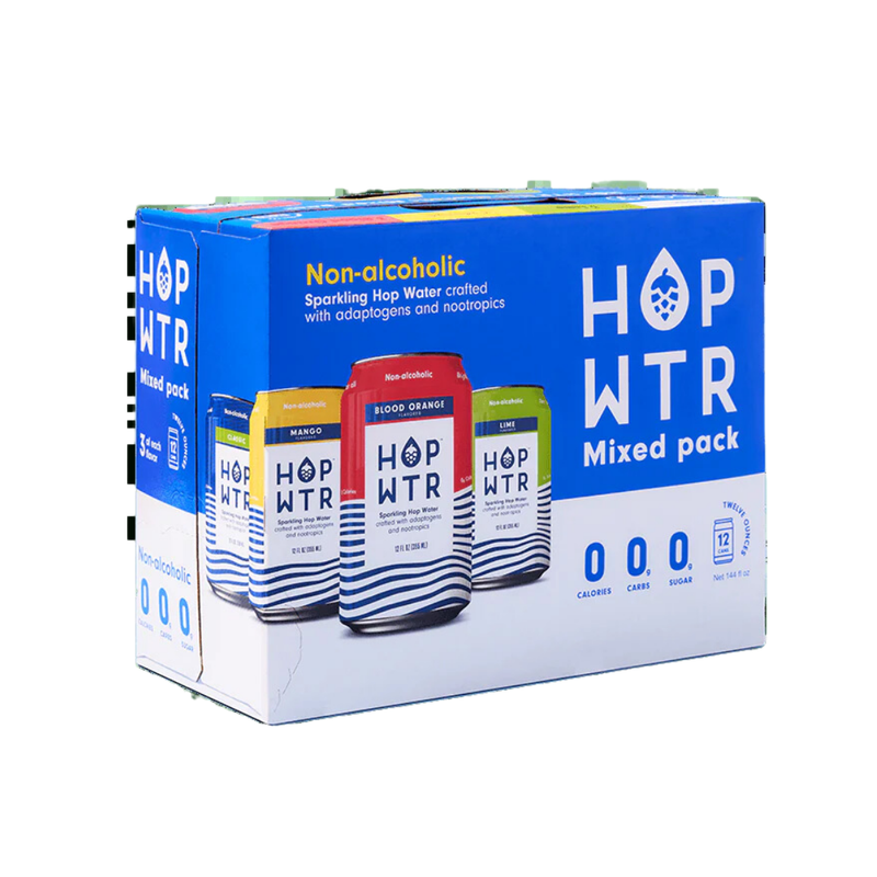 HOP WTR Alcohol-Free Variety Pack | 12oz 12 Pack