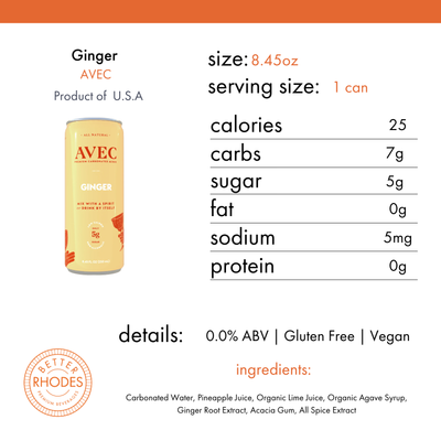 AVEC Ginger | 4-pack