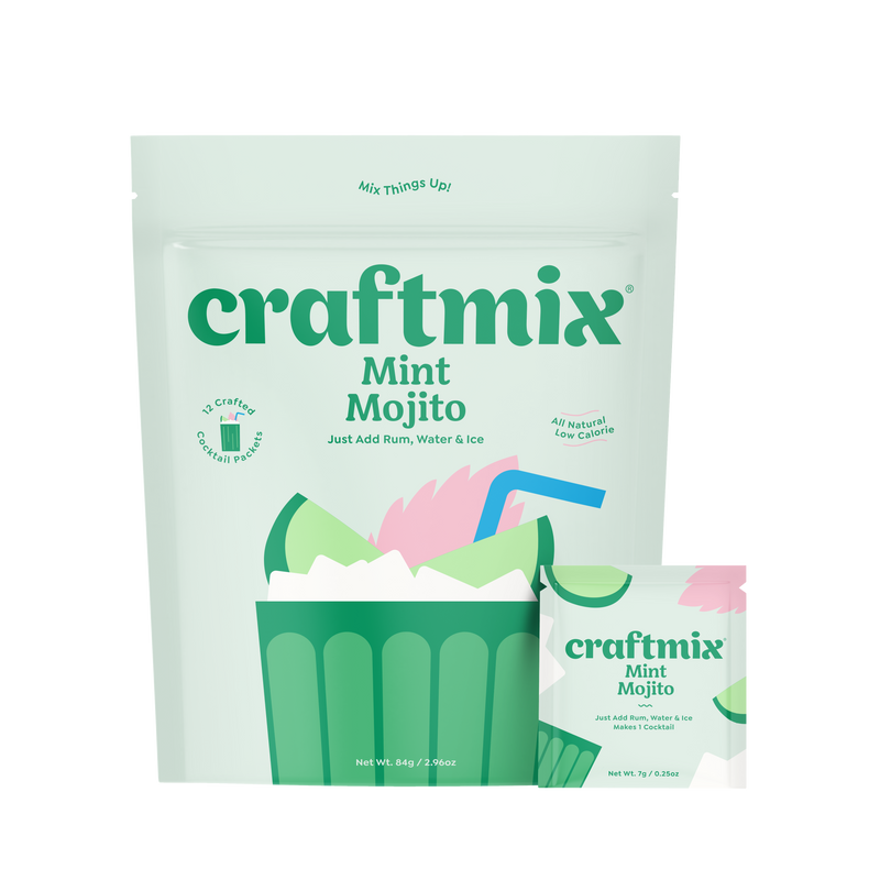 Craftmix Mint Mojito Cocktail Mix Packets | 12-pack