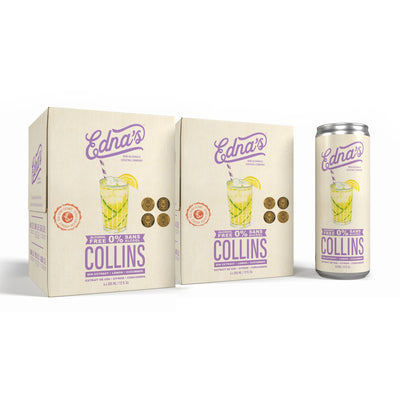 Edna's Cocktails Alcohol-Free Collins | 8-pack