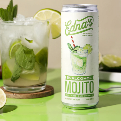 Edna's Cocktails Alcohol-Free Mojito | 8-pack