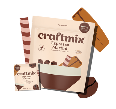 Craftmix Espresso Martini Cocktail Mix Packets | 12-pack