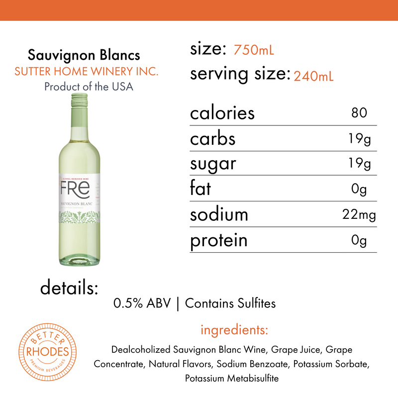 Fré Non-Alcoholic Sauvignon Blanc Packs