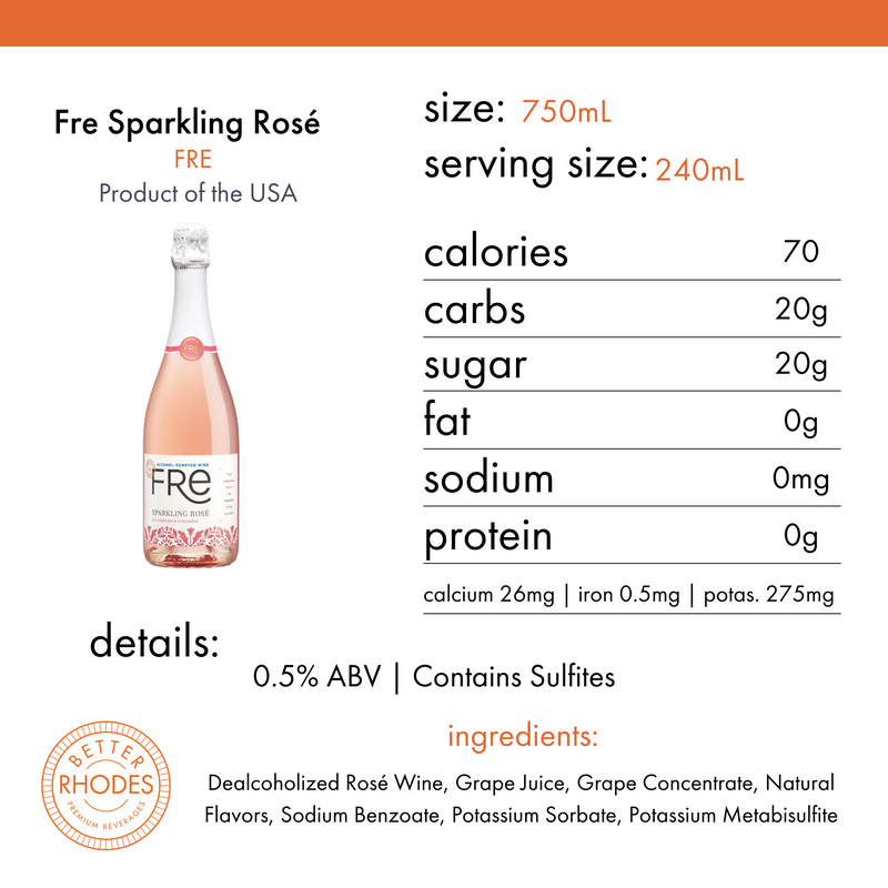 Fre Alcohol-Removed Sparkling Rose Packs