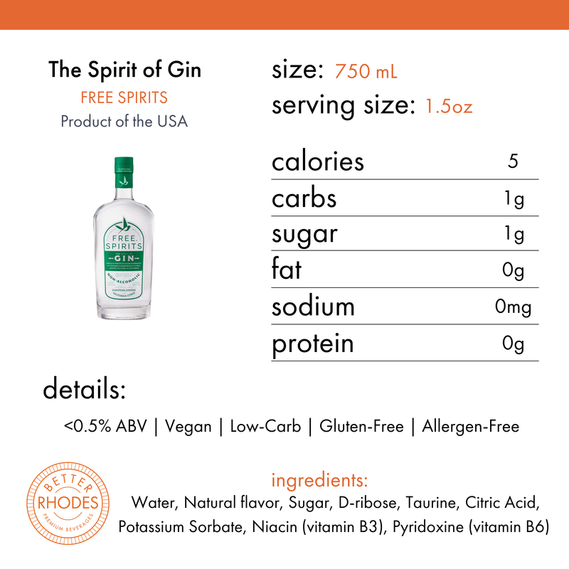 Free Spirits Non-Alcoholic The Spirit of Gin