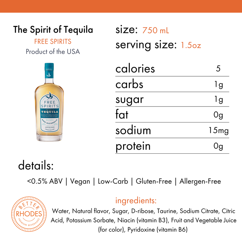 Free Spirits Non-Alcoholic The Spirit of Tequila