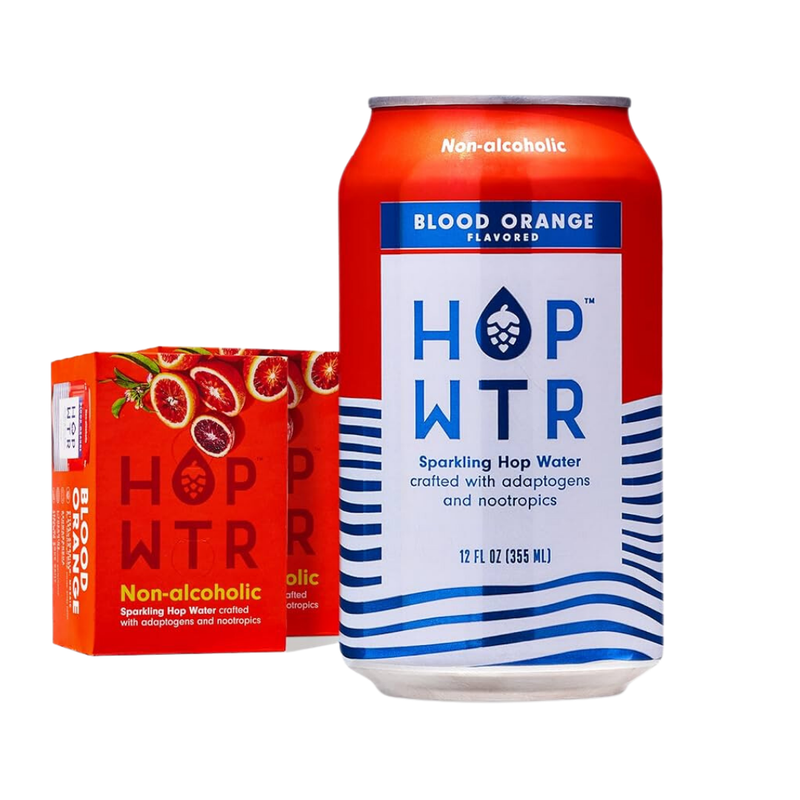 HOP WTR Alcohol-Free Blood Orange | 12oz 6 pack