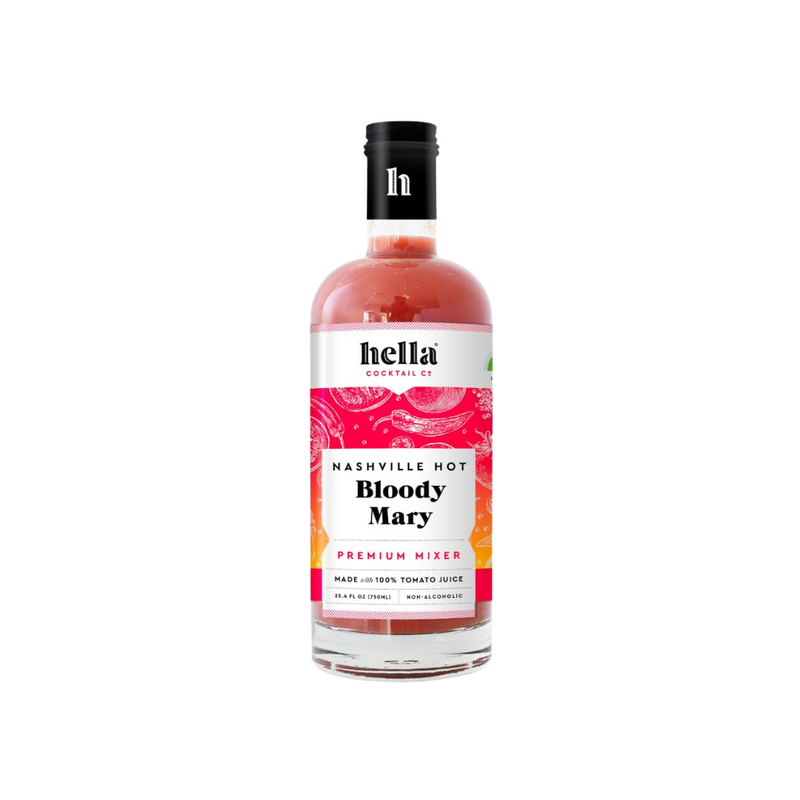 Hella Non-Alcoholic Nashville Hot Bloody Mary Mixer | 750ml