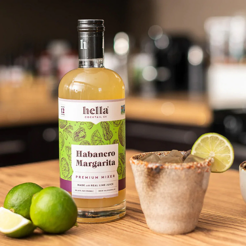 Hella Non-Alcoholic Habanero Margarita Mixer | 750ml