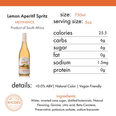 Abstinence Alcohol-Free Lemon Aperitivo Spritz