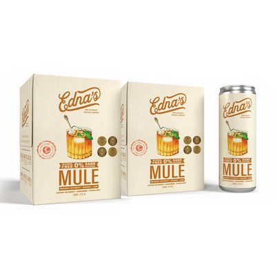 Edna's Cocktails Alcohol-Free Whiskey Mule | 8-pack