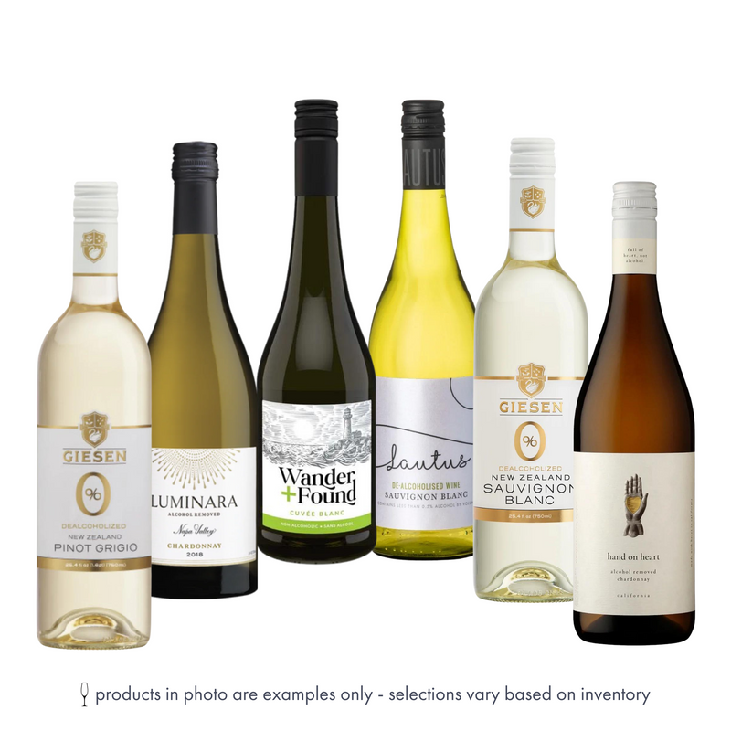 Better Non-Alcoholic White Wines | 6-bottle Collection