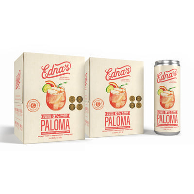 Edna's Cocktails Alcohol-Free Paloma | 8-pack