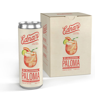 Edna's Cocktails Alcohol-Free Paloma | 4-pack