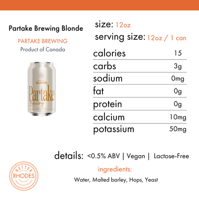 Partake Brewing Blonde I 6-pack