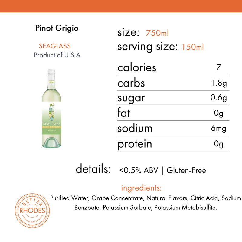 Seaglass Non-Alcoholic Pinot Grigio