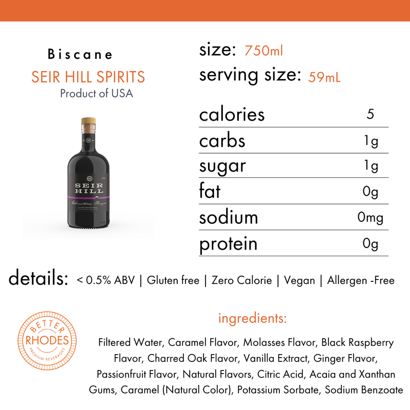 Seir Hill Biscane Non-Alcoholic Rum Alternative