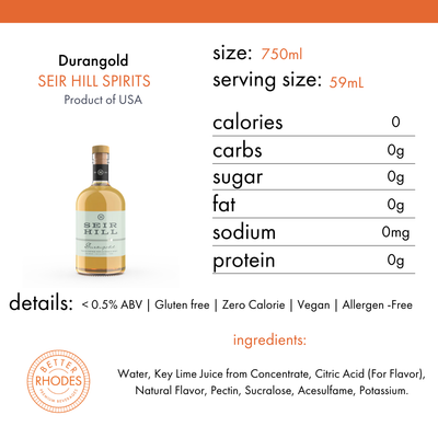 Seir Hill Durangold Non-Alcoholic Tequila Alternative