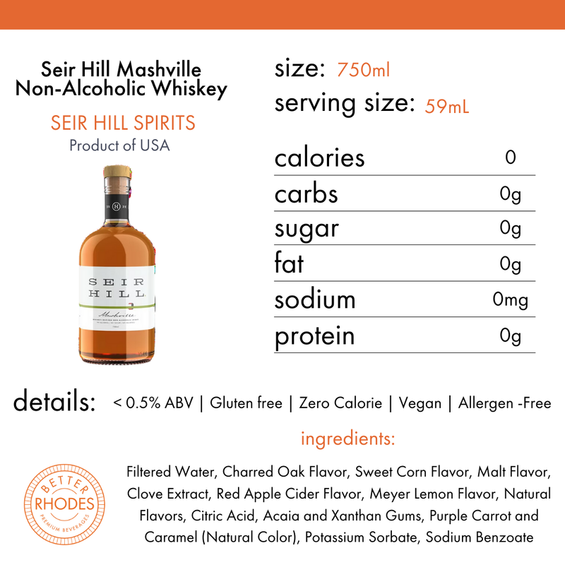 Seir Hill Mashville™ Non-alcoholic Whiskey Alternative