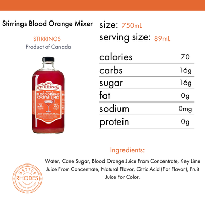 Stirrings Blood Orange Mixer