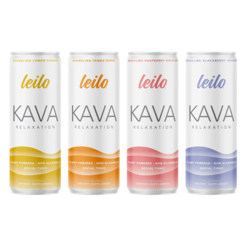 Leilo Kava Social Tonic Sunset Variety | 12-pack