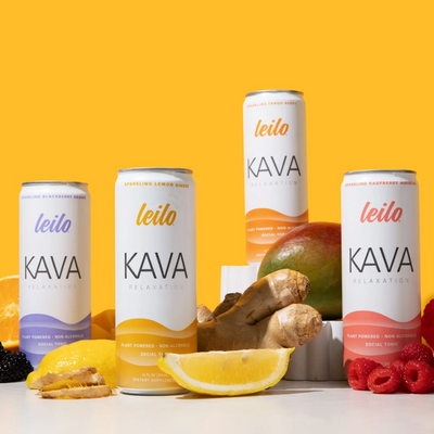 Leilo Kava Social Tonic Sunset Variety | 12-pack