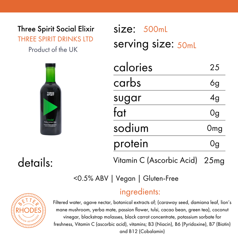 Three Spirit Non-Alcoholic Social Elixir