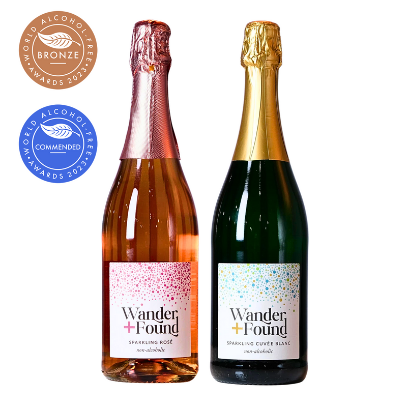 Wander + Found Non-Alcoholic Sparkling Wine DUO