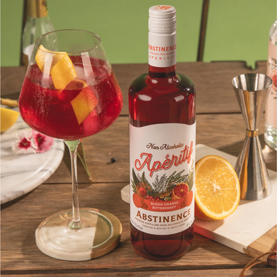 Abstinence Non-Alcoholic Blood Orange Aperitif