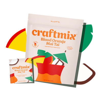 Craftmix Blood Orange Mai Tai Cocktail Mix Packets | 12-pack