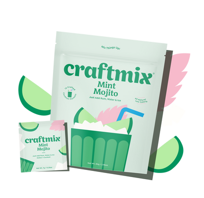 Craftmix Mint Mojito Cocktail Mix Packets | 12-pack