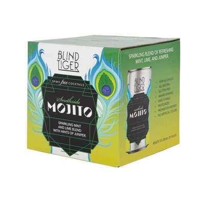 Southside Mojito Non-Alcoholic Cocktail by Blind Tiger | 4-pack