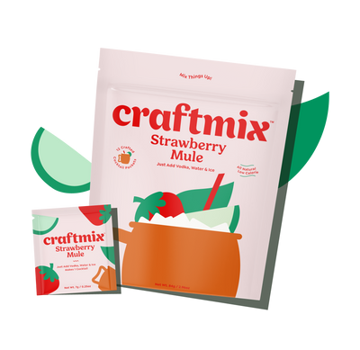 Craftmix Strawberry Mule Cocktail Mix Packets | 12-pack