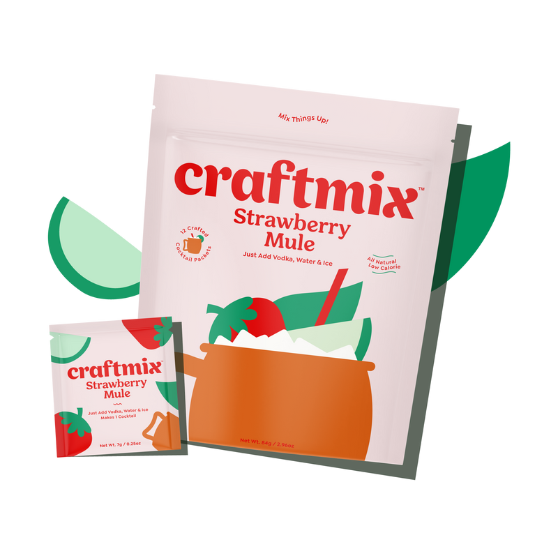 Craftmix Strawberry Mule Cocktail Mix Packets | 12-pack