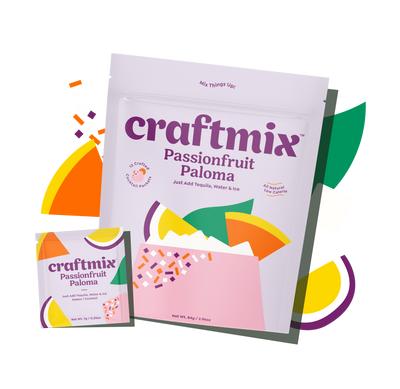 Craftmix Passionfruit Paloma Cocktail Mix Packets | 12-pack