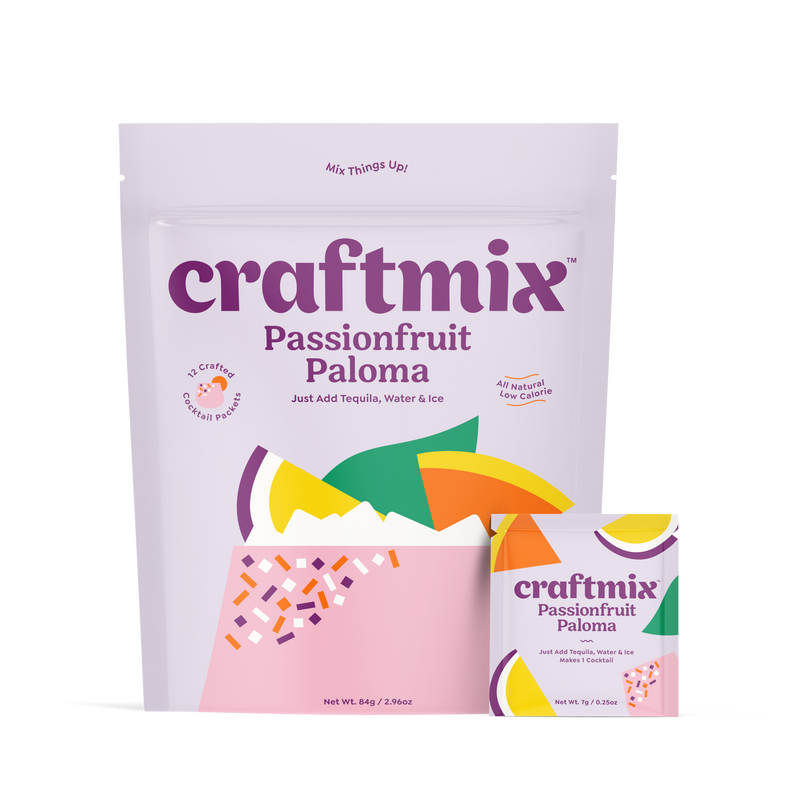 Craftmix Passionfruit Paloma Cocktail Mix Packets | 12-pack