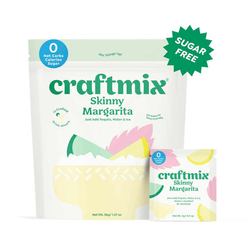 Craftmix Skinny Margarita Cocktail Mix Packets | 12-pack