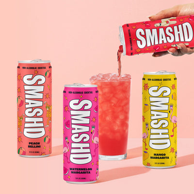 SMASHD Party All Day Non-Alcoholic Cocktails Variety | 8-Pack