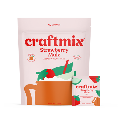 Craftmix Strawberry Mule Cocktail Mix Packets | 12-pack