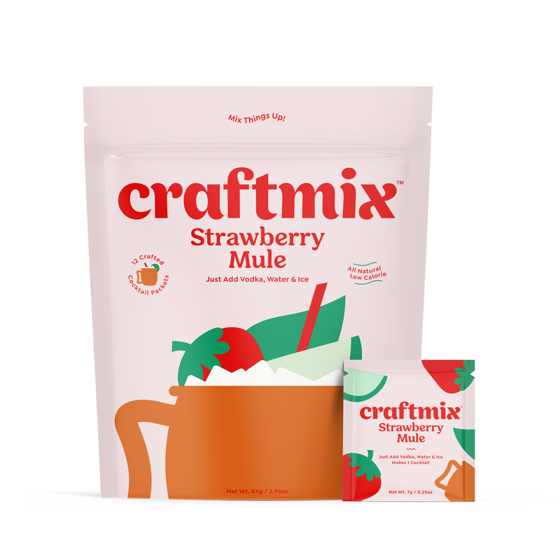 Craftmix Strawberry Mule Cocktail Mix Packets | 12-pack