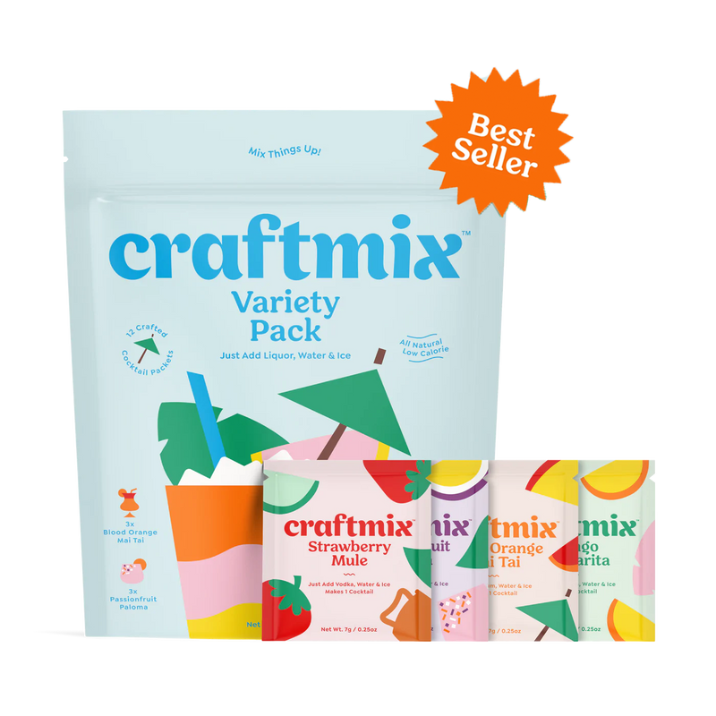 Craftmix Variety Cocktail Mix Packets | 12-pack