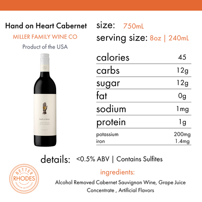 Hand on Heart Non-Alcoholic Cabernet Sauvignon